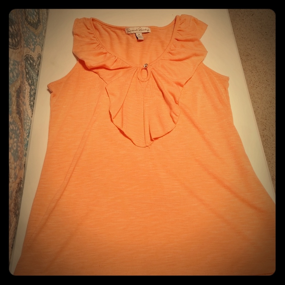 French Laundry Ruffle Tank